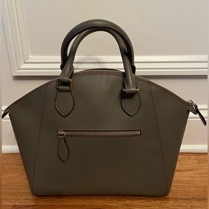 Dooney & Bourke Gray Alto Sabrina MB07A Satchel Handbag Detach Shoulder Strap